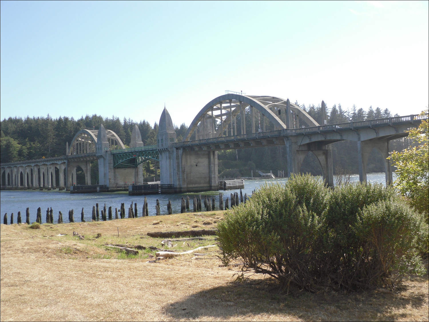 Florence, OR-bridge by same architect as Newport's bridge